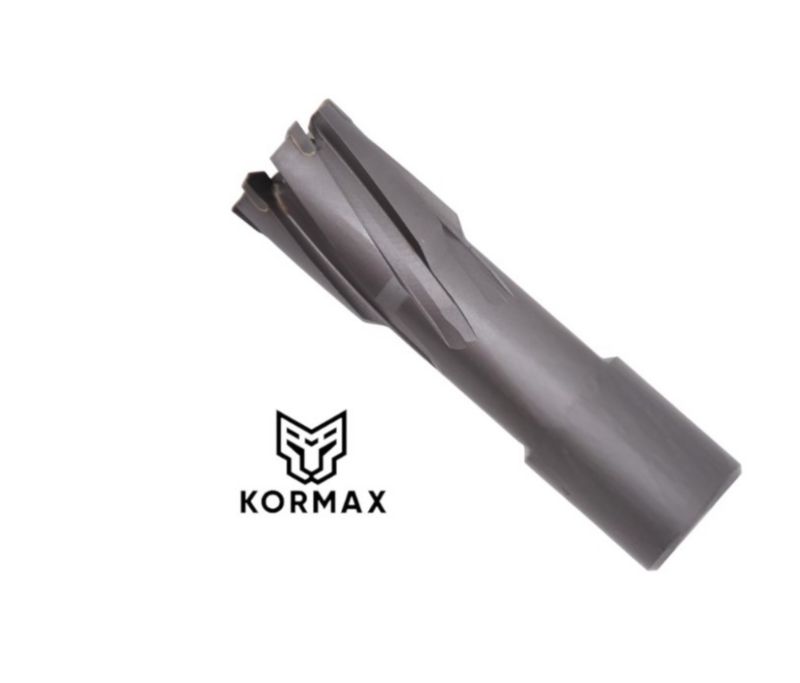 Frez trepanacyjny do metalu z węglika spiekanego Kormax 23x35mm z uchwytem Weldon (TCTAC2335) - 1 szt.