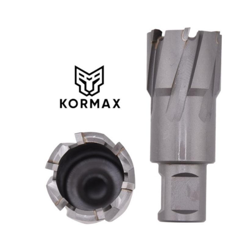 Frez trepanacyjny do metalu z węglika spiekanego Kormax 29x35mm z uchwytem Weldon (TCTAC2935) - 1 szt.