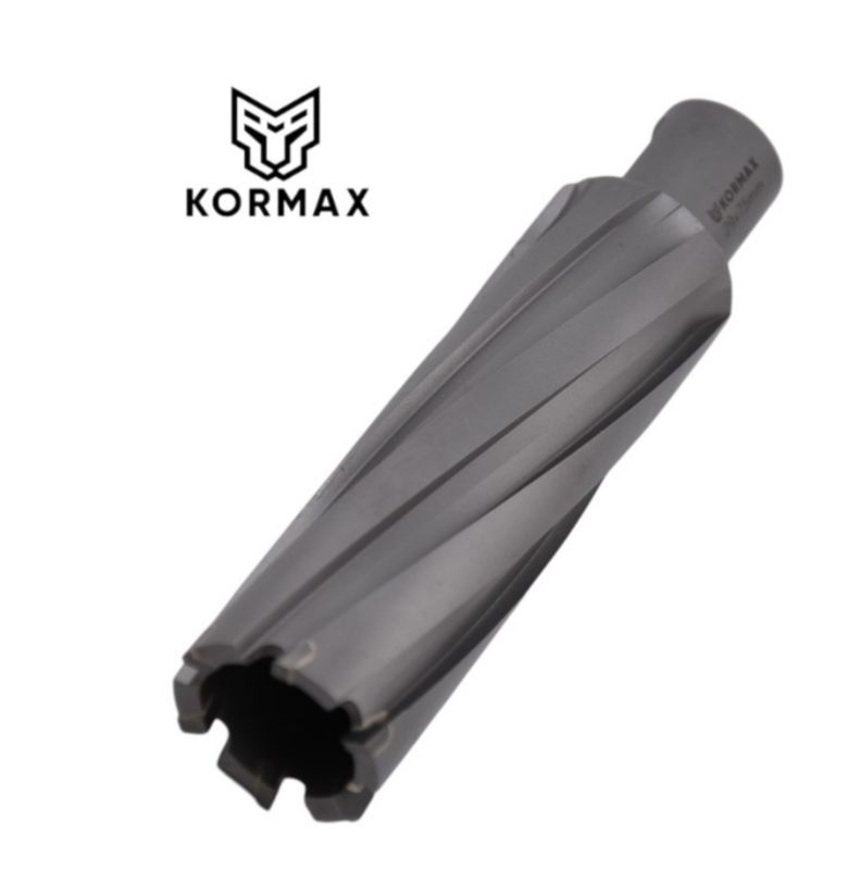 Frez trepanacyjny do metalu z węglika spiekanego Kormax  29x75mm z uchwytem Weldon (TCTAC2975) - 1 szt.