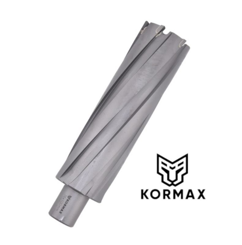 Frez trepanacyjny do metalu z węglika spiekanego Kormax  36x100mm z uchwytem Weldon (TCTAC36100) - 1 szt.