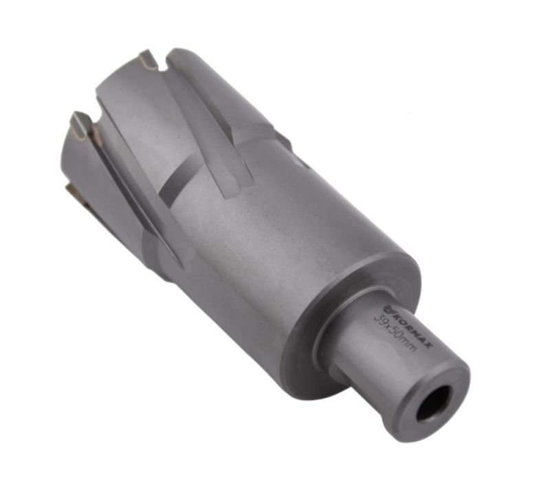 Frez trepanacyjny do metalu z węglika spiekanego Kormax 37x50mm z uchwytem Weldon (TCTAC3750) 1 szt.