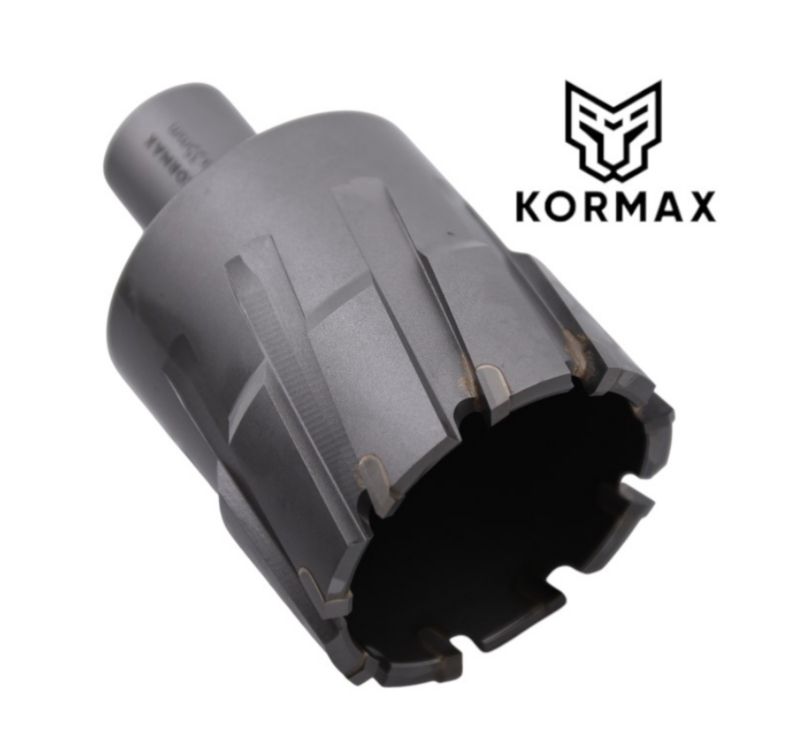 Frez trepanacyjny do metalu z węglika spiekanego Kormax 51x35mm z uchwytem Weldon (TCTAC5135) - 1 szt.