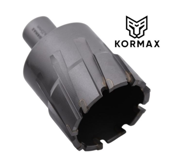 Frez trepanacyjny do metalu z węglika spiekanego Kormax 53x35mm z uchwytem Weldon (TCTAC5335) - 1 szt.