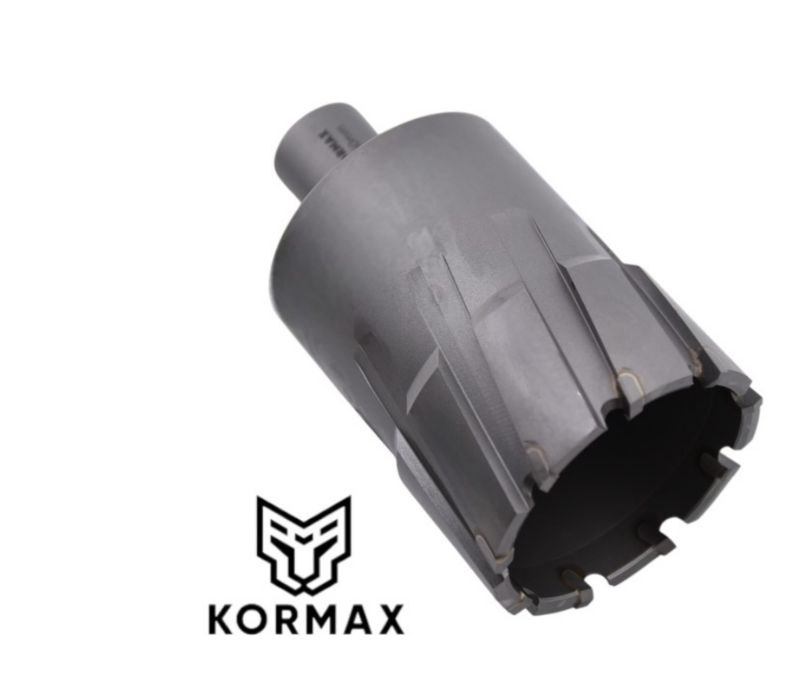 Frez trepanacyjny do metalu z węglika spiekanego Kormax 54x50mm z uchwytem Weldon (TCTAC5450) - 1 szt.