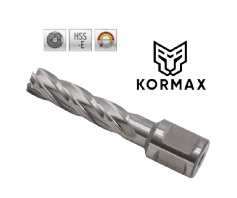 Frez trepanacyjny M2AL Kormax 12x50mm z uchwytem Weldon (DNHX-40120) - 1 szt.
