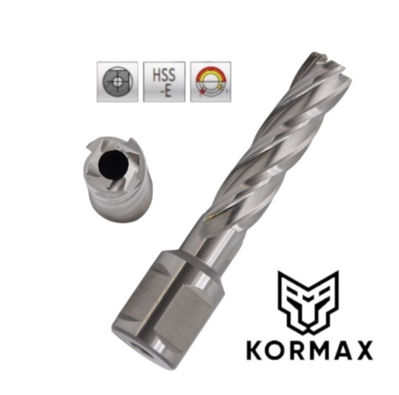Frez trepanacyjny M2AL Kormax 12x50mm z uchwytem Weldon (DNHX-40120) - 1 szt.