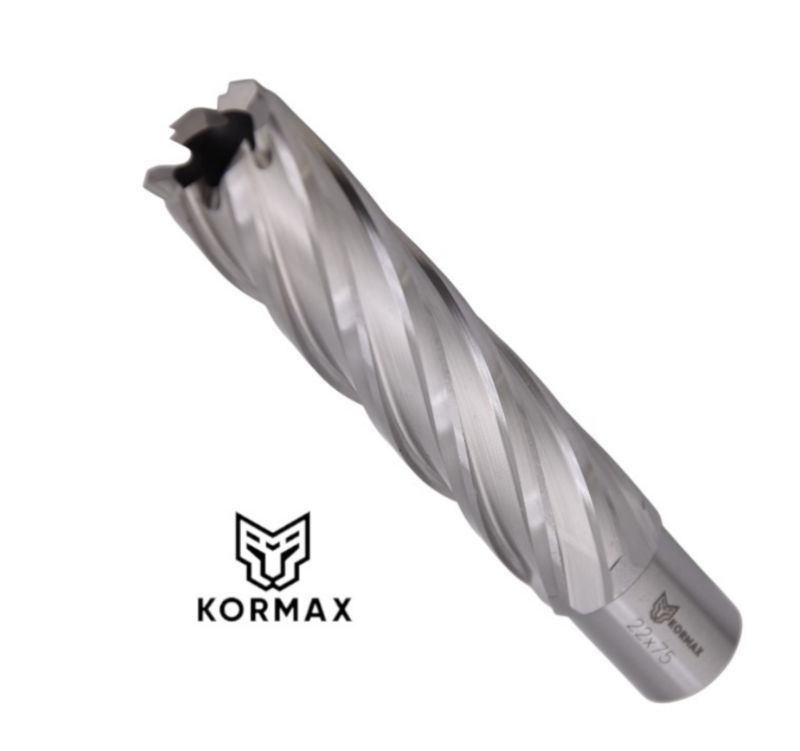 Frez trepanacyjny M2AL Kormax 22x75mm z uchwytem Weldon (DNHX-60220) - 1 szt.