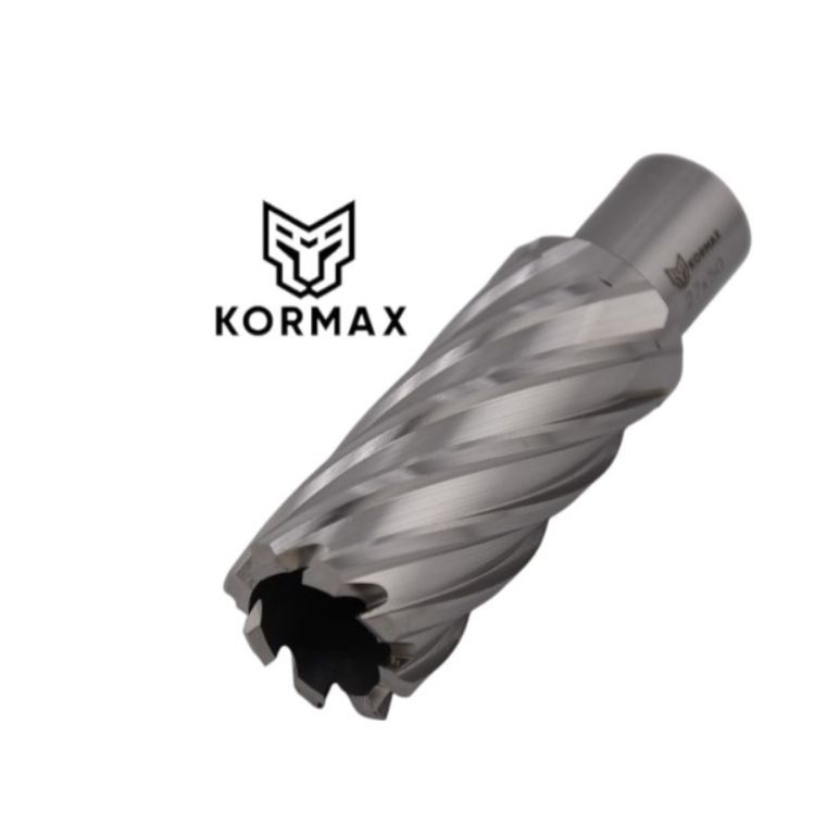 Frez trepanacyjny M2AL Kormax  25x50mm z uchwytem Weldon (DNHX-40250) - 1 szt.