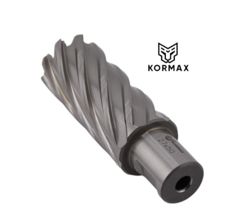 Frez trepanacyjny M2AL Kormax  25x50mm z uchwytem Weldon (DNHX-40250) - 1 szt.