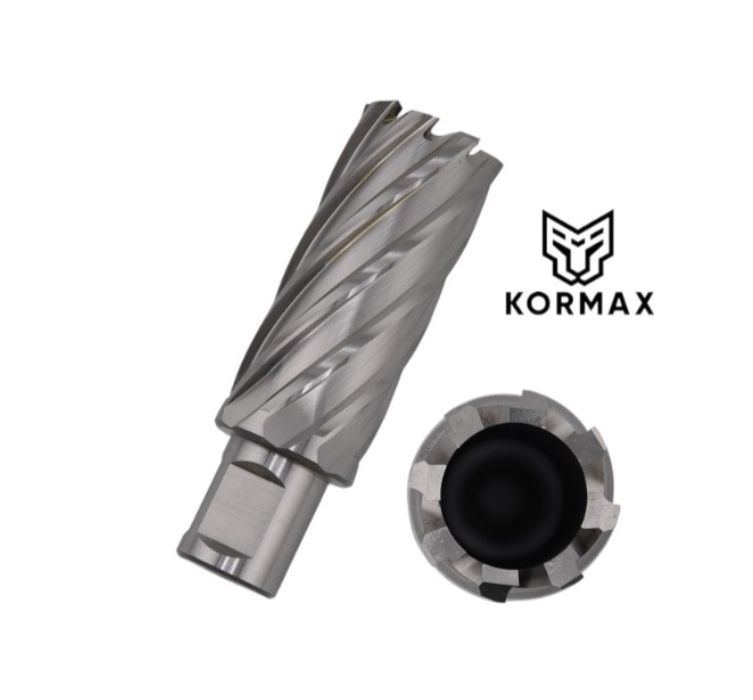 Frez trepanacyjny M2AL Kormax  25x50mm z uchwytem Weldon (DNHX-40250) - 1 szt.