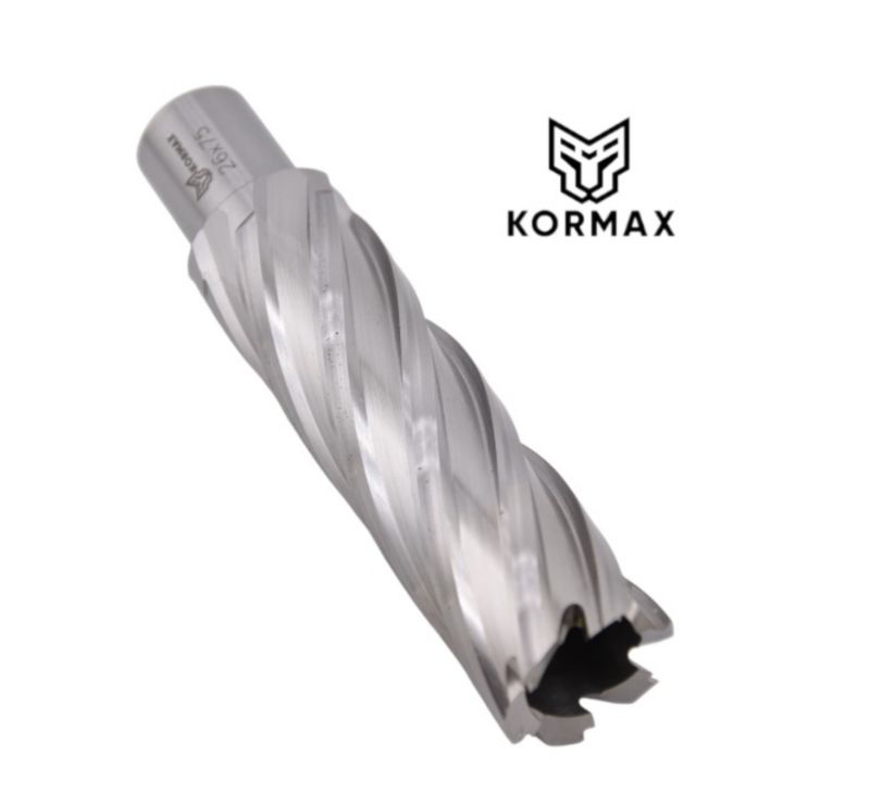 Frez trepanacyjny M2AL Kormax 26x75mm z uchwytem Weldon (DNHX-60260) - 1 szt.