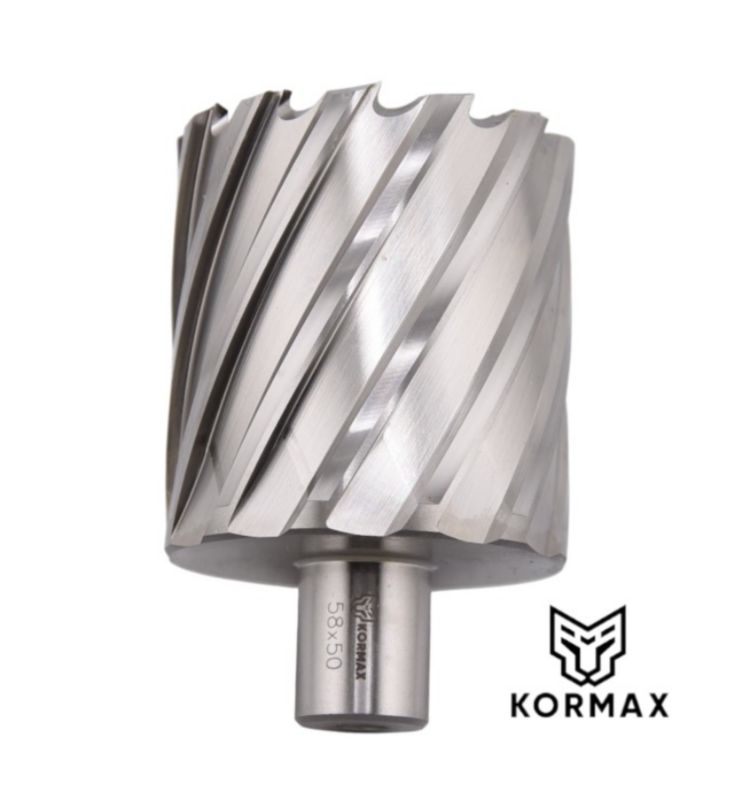 Frez trepanacyjny M2AL Kormax 58x50mm z uchwytem Weldon (DNHX-40580) - 1 szt.