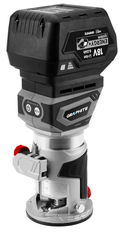 Frezarka GRAPHITE bezszczotkowa akumulatorowa Energy+ 18V 1 szt.