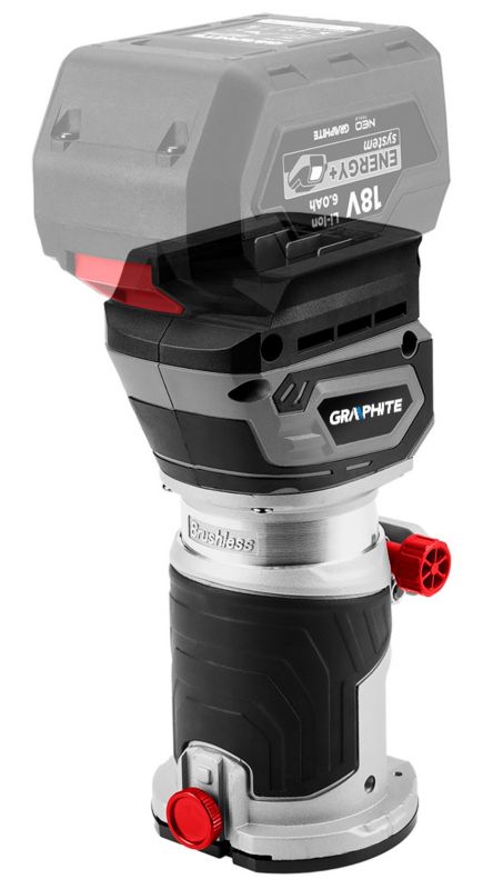 Frezarka GRAPHITE bezszczotkowa akumulatorowa Energy+ 18V 1 szt.