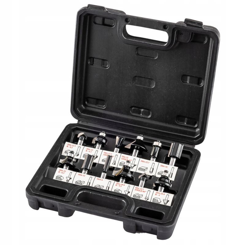 Frezarka krawędziowa z frezami GRAPHITE 510W górnowrzecionowa 6-8 mm 1 kpl