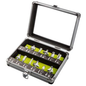 Frezy GRAPHITE trzpień 8 mm, zestaw 12 szt. 1 kpl