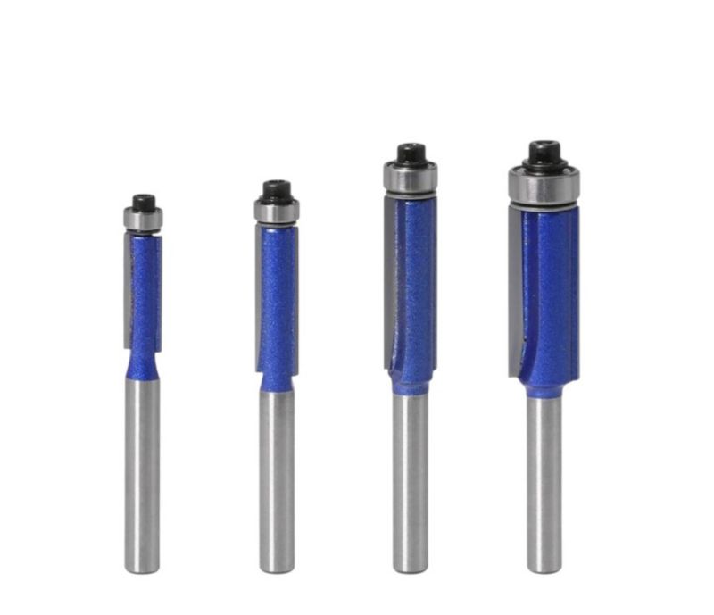 Frezy proste do drewna do rowków z łożyskiem chwyt Kormax 6mm (FD-FTR-SET) - 1 kpl.