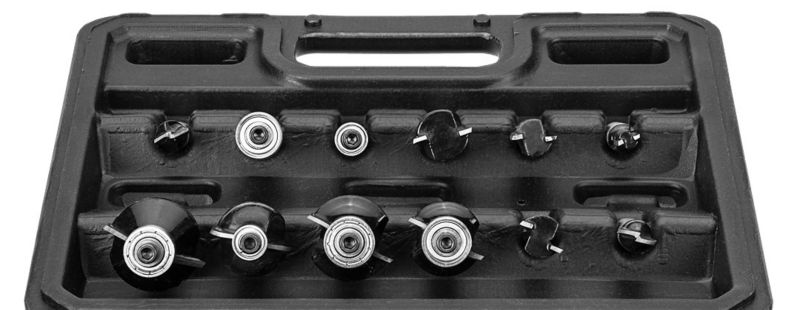 Frezy widiowe VERTO trzpień 8 mm, zestaw 12 szt. 1 kpl