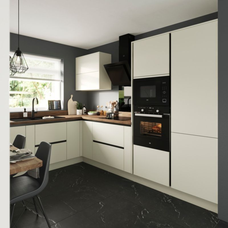 Front do szafki poziomej GoodHome Stevia Innovo 100 cm kremowy