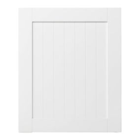 Front kuchenny do słupka GoodHome Alpinia 60 x 72,3 cm biały mat