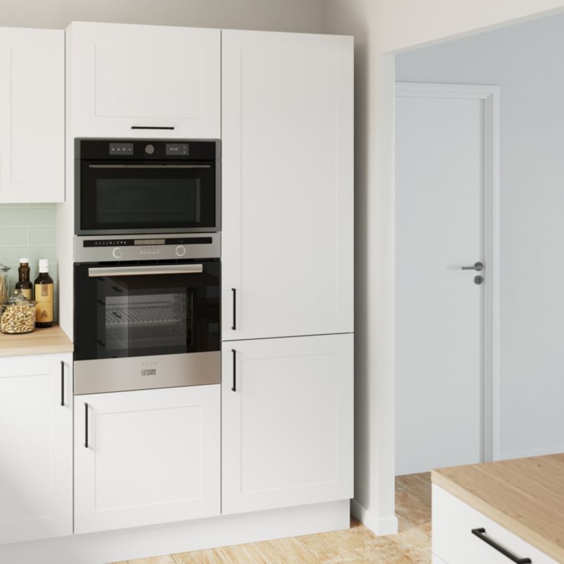 Front kuchenny do słupka GoodHome Artemisia 60 cm 70/30 classic biały