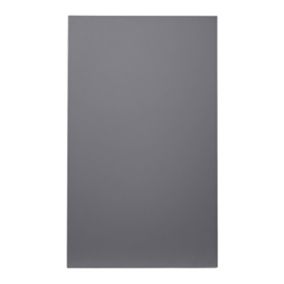 Front kuchenny do słupka GoodHome Stevia 60 cm 50/50 antracyt połysk
