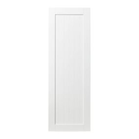 Front kuchenny do słupka wysoki GoodHome Alpinia 50 cm 70/30 biały mat