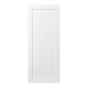 Front kuchenny do słupka wysoki GoodHome Alpinia 60 cm 70/30 biały mat