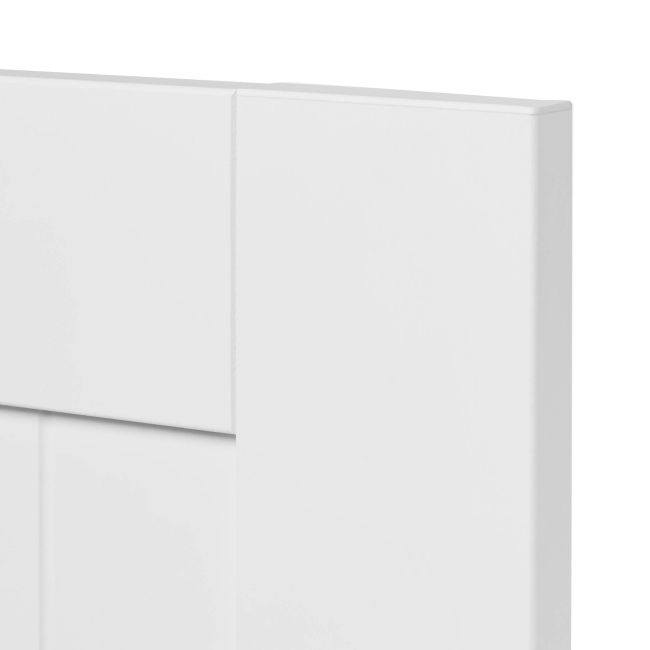 Front kuchenny do słupka wysoki GoodHome Alpinia 60 cm 70/30 biały mat