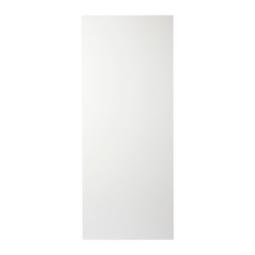 Front kuchenny do słupka wysoki GoodHome Garcinia 60 cm 50/50 biały połysk