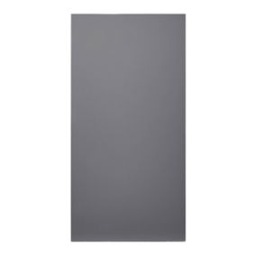 Front kuchenny do słupka wysoki GoodHome Stevia 60 cm 50/50 antracyt połysk