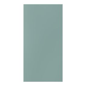 Front kuchenny do słupka wysoki GoodHome Stevia 60 cm 50/50 zielony mat