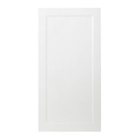 Front kuchenny do słupka wysokiego GoodHome Artemisia 60 cm 50/50 classic biały