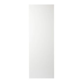Front kuchenny do słupka wysokiego GoodHome Garcinia 50 cm 70/30 biały połysk