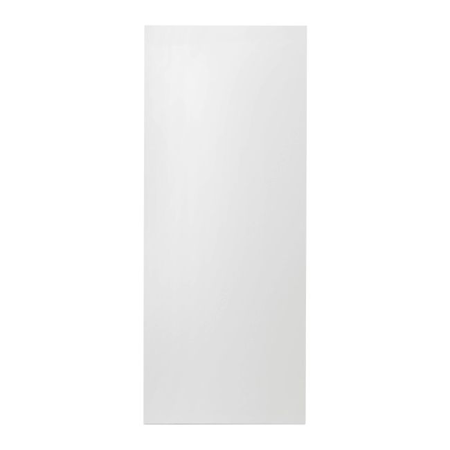 Front kuchenny do słupka wysokiego GoodHome Garcinia 60 cm 70/30 biały połysk