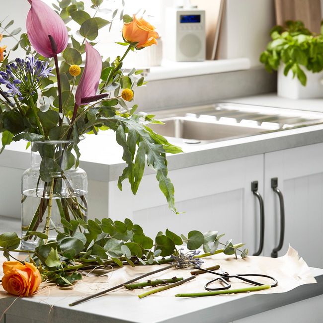 Front kuchenny do szafki GoodHome Alpinia pełny 40 cm biały mat