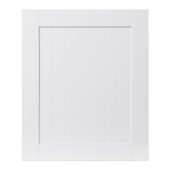 Front kuchenny do szafki GoodHome Alpinia pełny 60 cm biały mat