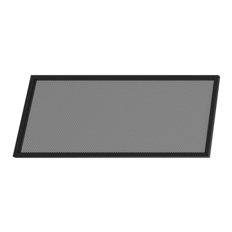 Front kuchenny do szafki poziomej GoodHome Winterana aluminiowy z siatką 80 x 35,6 cm