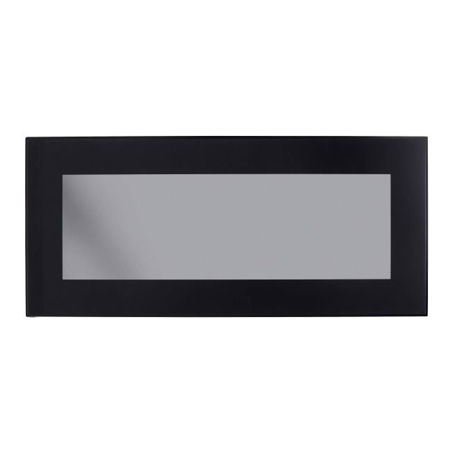 Front kuchenny do szafki poziomej z przeszkleniem dymionym GoodHome Winterana 80 x 35,6 cm czarny