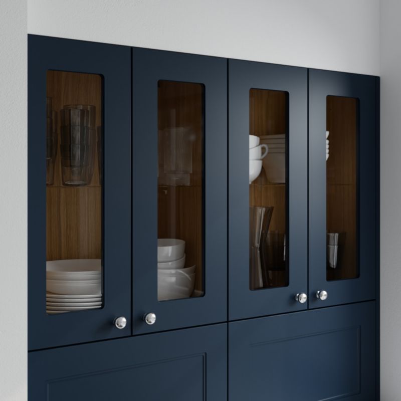 Front kuchenny do szafki szklanej GoodHome Artemisia 30 x 71,5 cm blue mat
