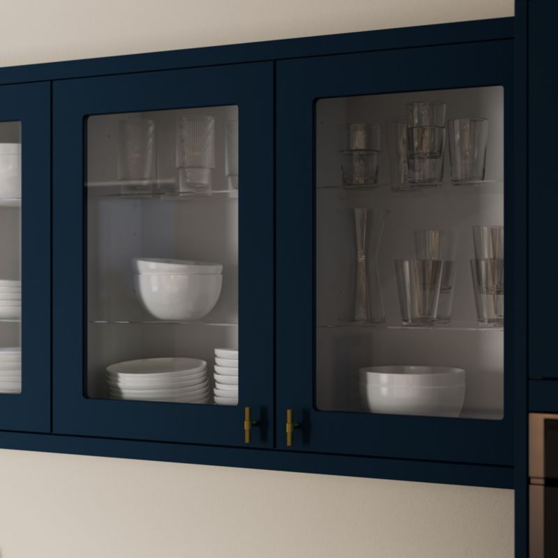 Front kuchenny do szafki szklanej GoodHome Artemisia 50 x 71,5 cm blue mat