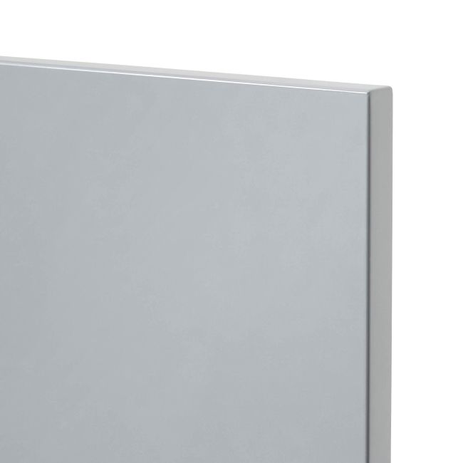 Front kuchenny do szafki wiszącej wysokiej GoodHome Alisma 50 cm szary połysk