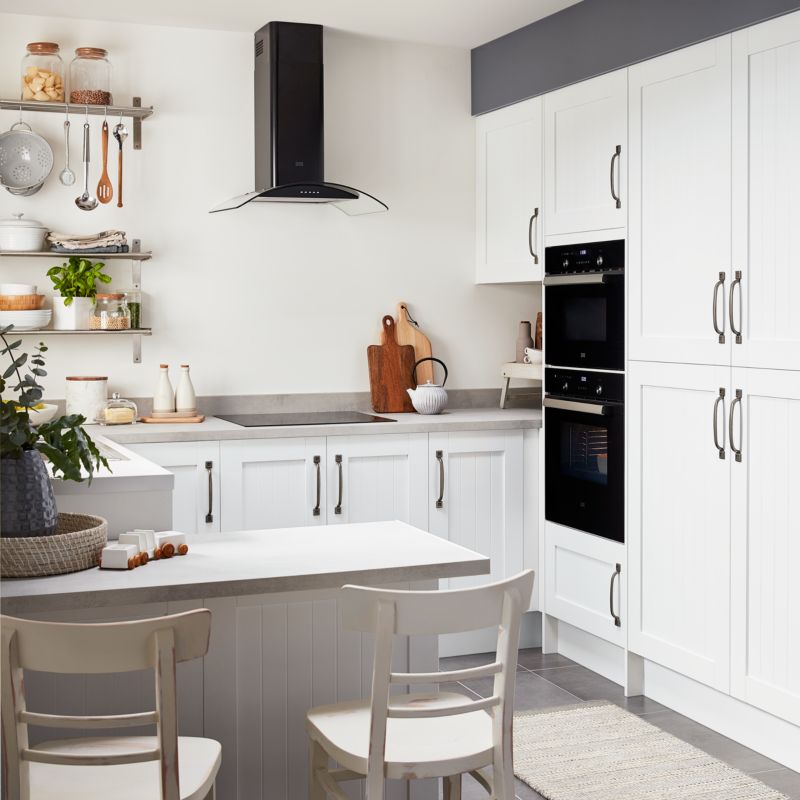 Front kuchenny do szafki wiszącej wysokiej GoodHome Alpinia 60 cm biały mat