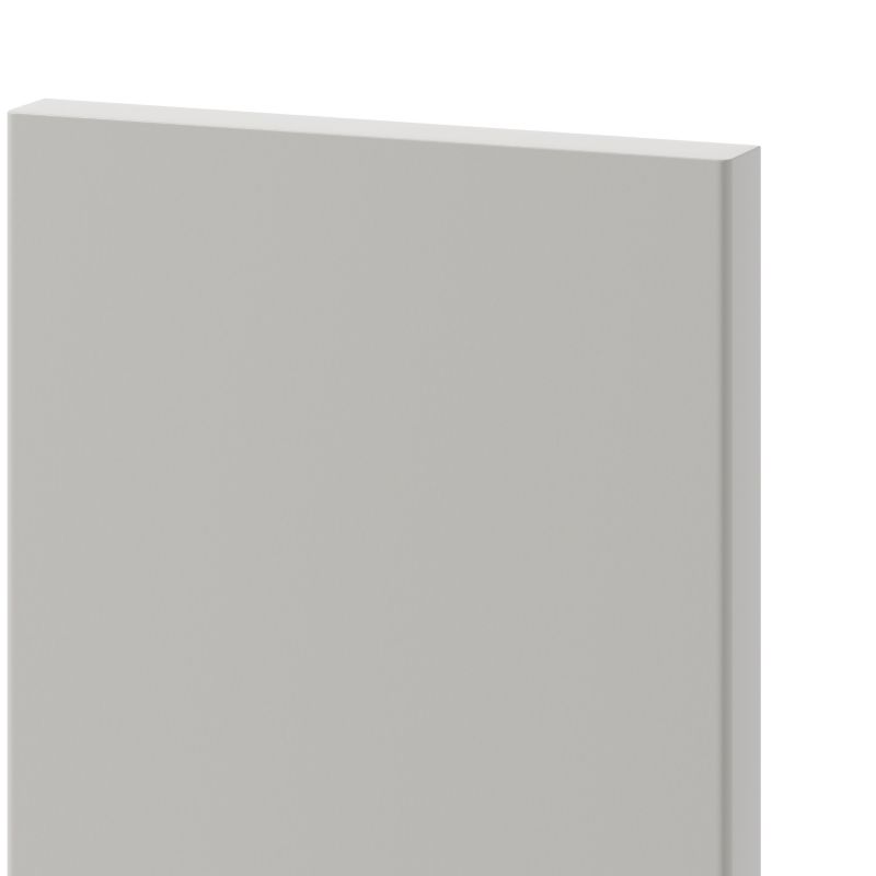 Front kuchenny do szafki wiszącej wysokiej GoodHome Stevia 15 cm szary mat