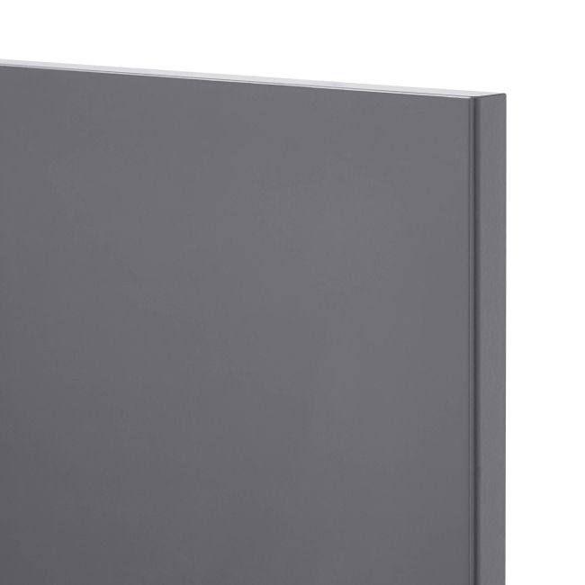 Front kuchenny do szafki wiszącej wysokiej GoodHome Stevia 50 cm antracyt połysk