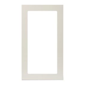 Front kuchenny do szafki wiszącej wysokiej z przeszkleniem GoodHome Stevia 50 cm kremowy połysk