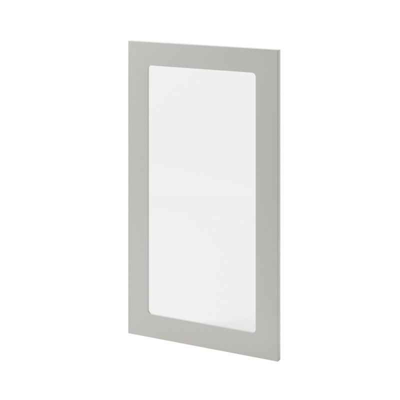 Front kuchenny do szafki wiszącej wysokiej z przeszkleniem GoodHome Stevia 50 cm szary mat