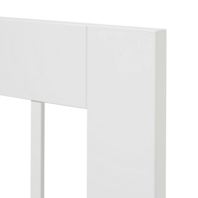 Front kuchenny do szafki wiszącej z przeszkleniem GoodHome Alpinia 29,7 x 89,5 cm biały mat