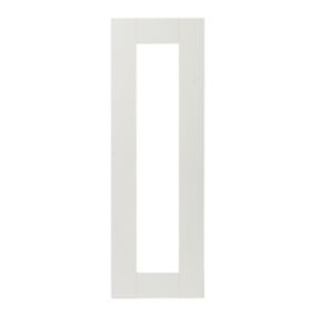 Front kuchenny do szafki wiszącej z przeszkleniem GoodHome Alpinia 29,7 x 89,5 cm ivory mat