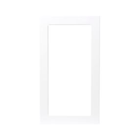 Front kuchenny do szafki wiszącej z przeszkleniem GoodHome Balsamita 49,7 x 89,5 cm biały mat